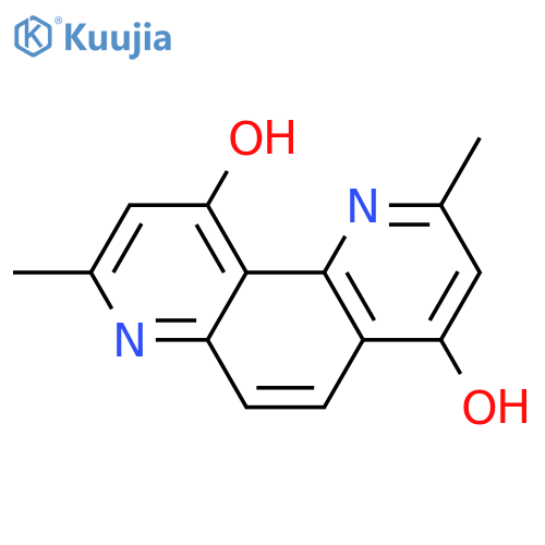 1,7-Phenanthroline-4,10-diol,2,8-dimethyl- structure