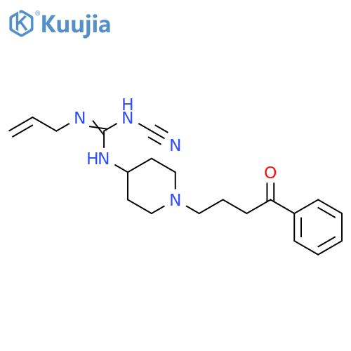 Guanidine,N-cyano-N'-[1-(4-oxo-4-phenylbutyl)-4-piperidinyl]-N''-2-propenyl- structure