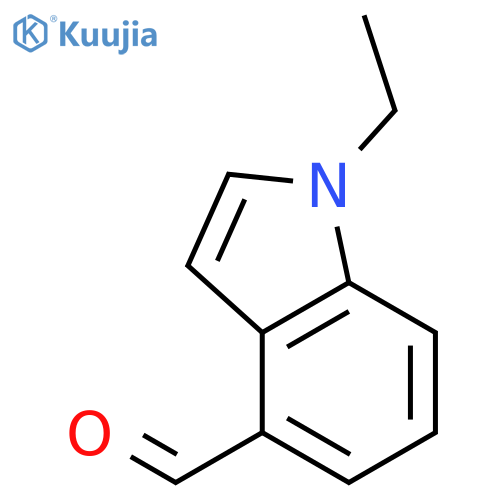 1-Ethyl-1H-indole-4-carbaldehyde structure