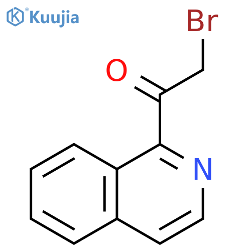 2-bromo-1-(isoquinolin-1-yl)ethan-1-one structure