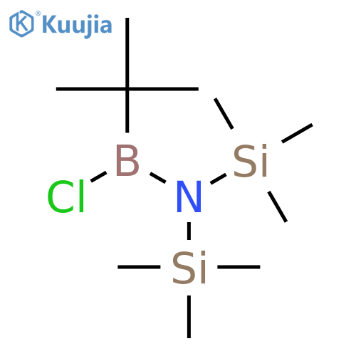 Boranamine, 1-chloro-1-(1,1-dimethylethyl)-N,N-bis(trimethylsilyl)- structure