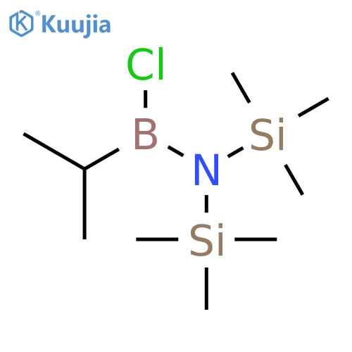 Boranamine, 1-chloro-1-(1-methylethyl)-N,N-bis(trimethylsilyl)- structure