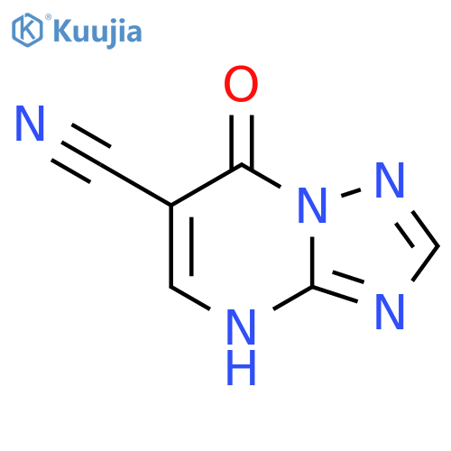 7-oxo-4H,7H-1,2,4triazolo1,5-apyrimidine-6-carbonitrile structure