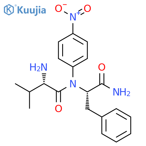 L-Phenylalaninamide, L-valyl-N-(4-nitrophenyl)- structure