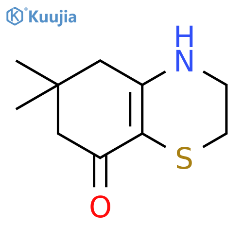 2H-1,4-Benzothiazin-8(5H)-one, 3,4,6,7-tetrahydro-6,6-dimethyl- structure
