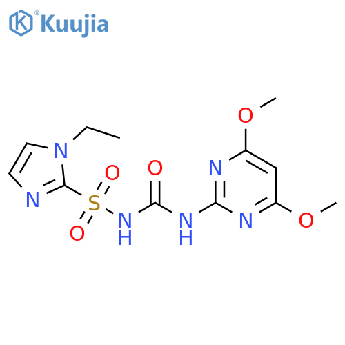 1H-Imidazole-2-sulfonamide,N-[[(4,6-dimethoxy-2-pyrimidinyl)amino]carbonyl]-1-ethyl- structure