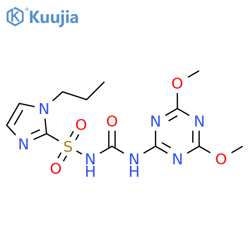 1H-Imidazole-2-sulfonamide,N-[[(4,6-dimethoxy-1,3,5-triazin-2-yl)amino]carbonyl]-1-propyl- structure