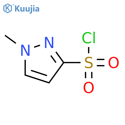 1-Methyl-1H-pyrazole-3-sulfonyl chloride structure