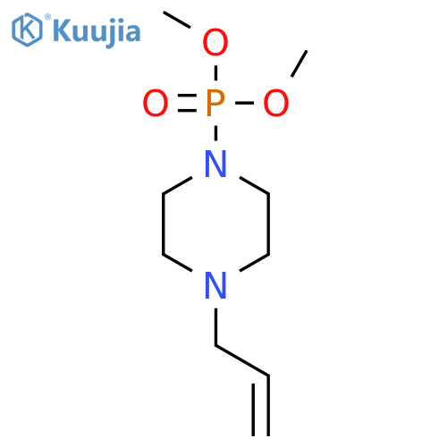 Phosphonic acid, [4-(2-propenyl)-1-piperazinyl]-, dimethyl ester structure