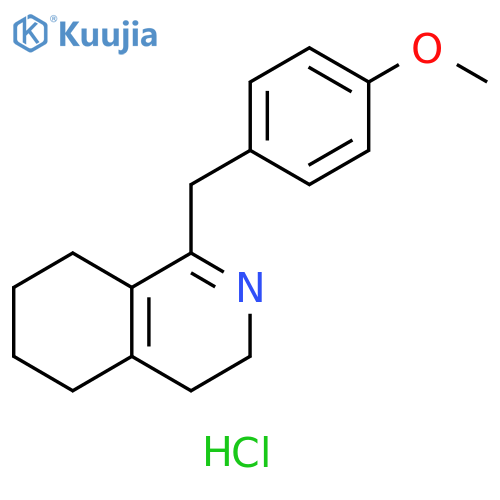 1-(p-Methoxybenzyl)-3,4,5,6,7,8-hexahydroisoquinoline Hydrochloride structure