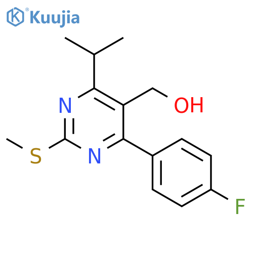 4-(4-Fluorophenyl)-5-hydroxymethyl-6-isopropyl-2-methylthiopyrimidine structure