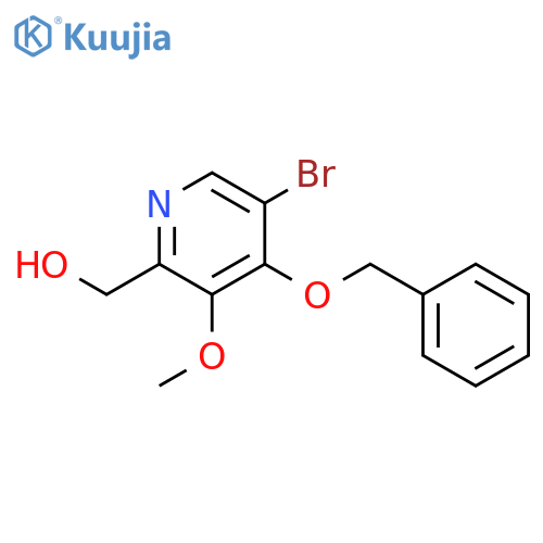 (4-(Benzyloxy)-5-Bromo-3-Methoxypyridin-2-Yl)Methanol structure