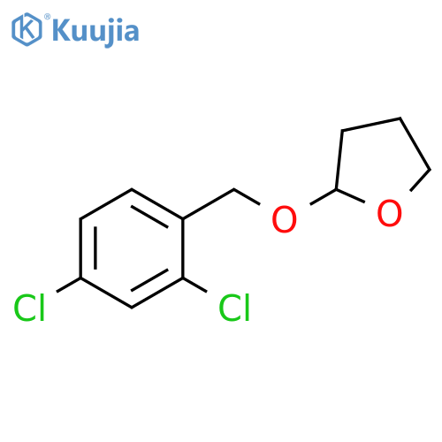 2-[(2,4-Dichlorophenyl)methoxy]tetrahydrofuran structure