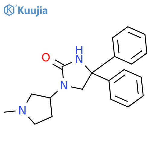 2-Imidazolidinone, 1-[(3S)-1-methyl-3-pyrrolidinyl]-4,4-diphenyl- structure