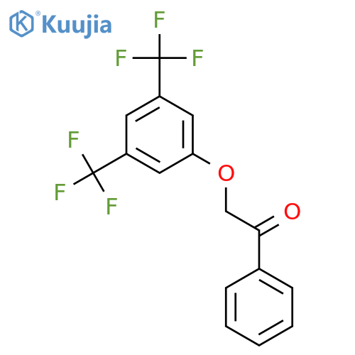 Ethanone, 2-[3,5-bis(trifluoromethyl)phenoxy]-1-phenyl- structure