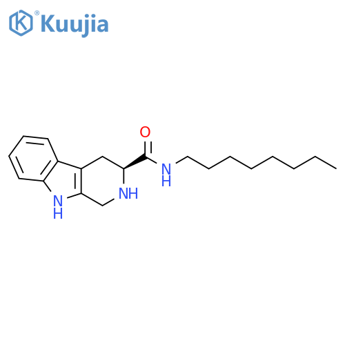 1H-Pyrido[3,4-b]indole-3-carboxamide, 2,3,4,9-tetrahydro-N-octyl-, (S)- structure