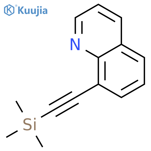 8-((Trimethylsilyl)ethynyl)quinoline structure