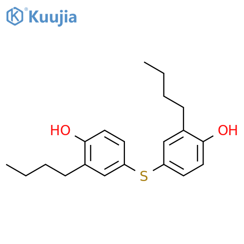 Phenol, 4,4'-thiobis[2-butyl- structure