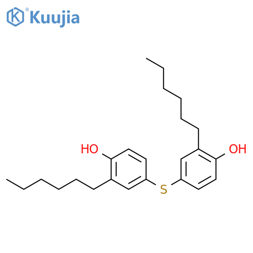 Phenol, 4,4'-thiobis[2-hexyl- structure