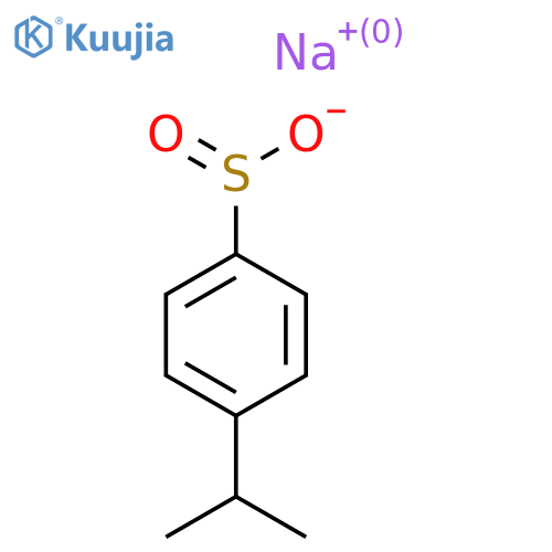 4-Isopropylbenzenesulfinic acid sodium salt structure