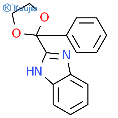 1H-Benzimidazole, 2-(2-phenyl-1,3-dioxolan-2-yl)- structure
