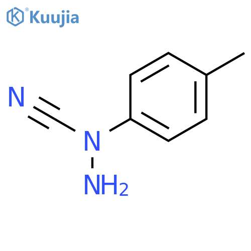Hydrazinecarbonitrile, 1-(4-methylphenyl)- structure