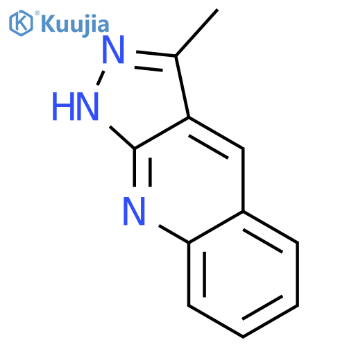 1H-Pyrazolo[3,4-b]quinoline, 3-methyl- structure