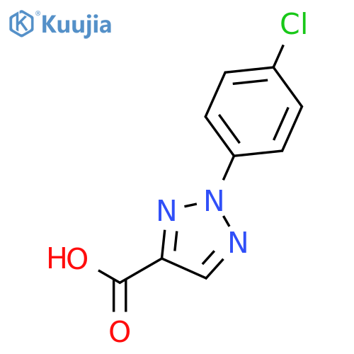 2-(4-chlorophenyl)-2H-1,2,3-triazole-4-carboxylic Acid structure