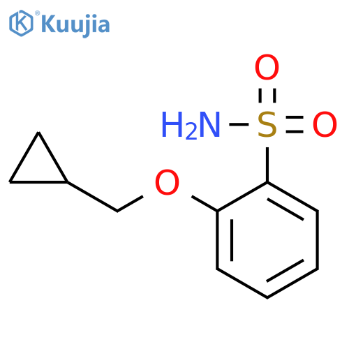BENZENESULFONAMIDE, 2-(CYCLOPROPYLMETHOXY)- structure