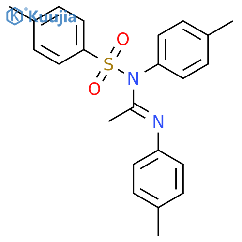Ethanimidamide, N,N'-bis(4-methylphenyl)-N-[(4-methylphenyl)sulfonyl]- structure