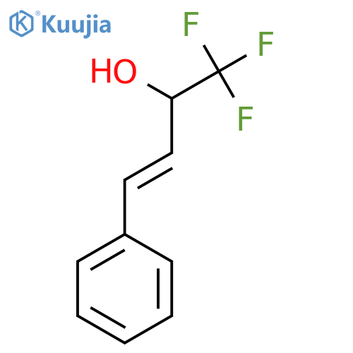 1,1,1-trifluoro-4-phenylbut-3-en-2-ol structure