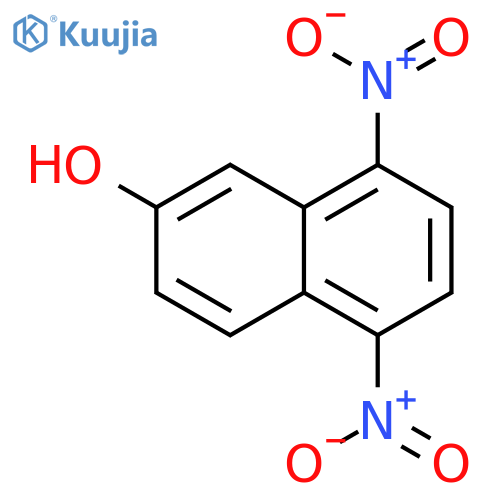 2-Naphthalenol, 5,8-dinitro- structure