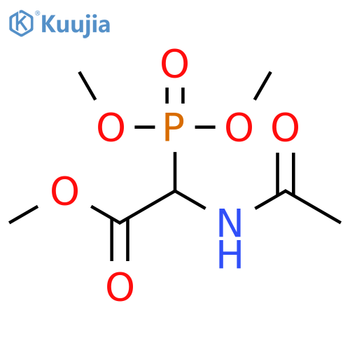 Trimethyl a-(Acetamido)phosphonoacetate structure