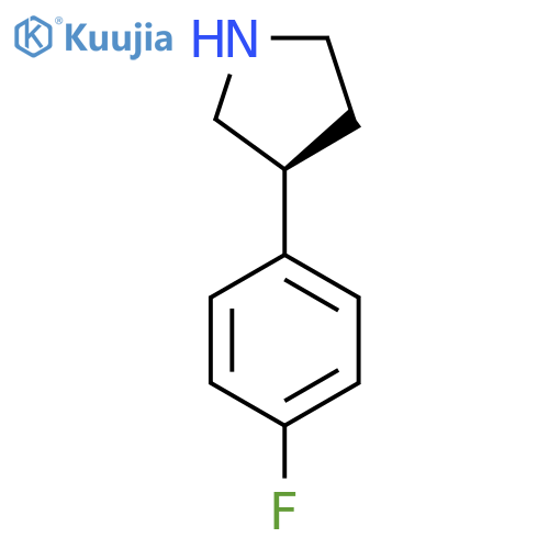 (3S)-3-(4-Fluorophenyl)pyrrolidine structure