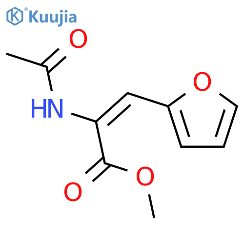 2-Propenoic acid, 2-(acetylamino)-3-(2-furanyl)-, methyl ester, (2Z)- structure