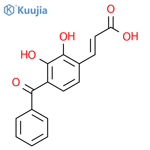 2-Propenoic acid, 3-(benzoyldihydroxyphenyl)- structure