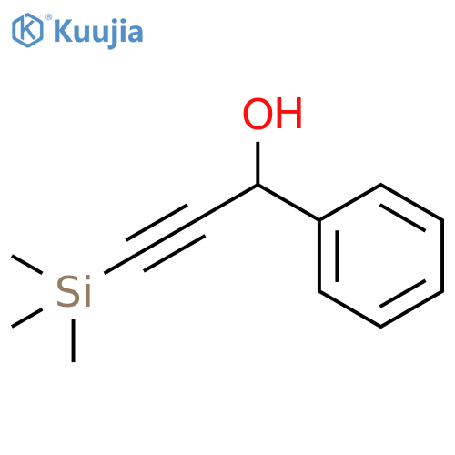 1-Phenyl-3-(trimethylsilyl)-2-propyn-1-ol structure