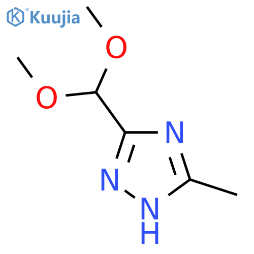 3-Dimethoxymethyl-5-methyl-1H-1,2,4triazole structure