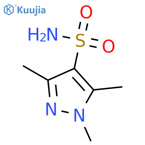 Trimethyl-1H-pyrazole-4-sulfonamide structure