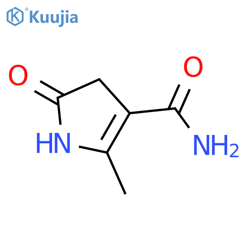 1H-Pyrrole-3-carboxamide,4,5-dihydro-2-methyl-5-oxo- structure