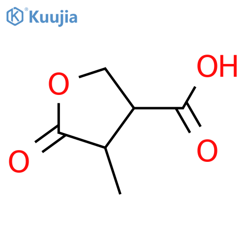 4-Methyl-5-oxo-tetrahydro-furan-3-carboxylic acid structure