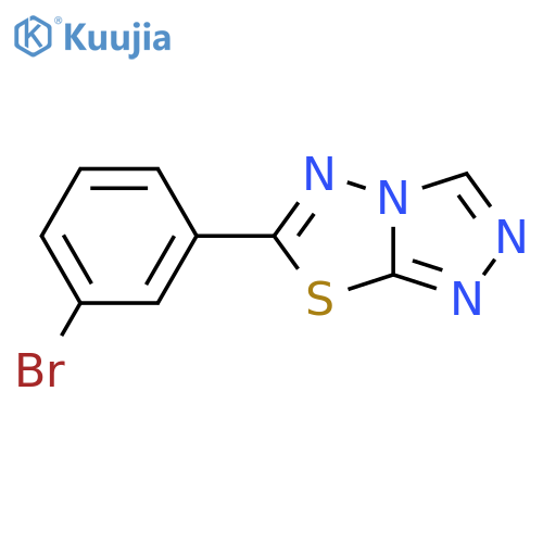 6-(3-Bromophenyl)[1,2,4]triazolo[3,4-b][1,3,4]thiadiazole structure