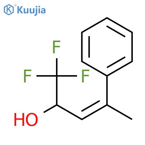 3-Penten-2-ol, 1,1,1-trifluoro-4-phenyl-, (Z)- structure