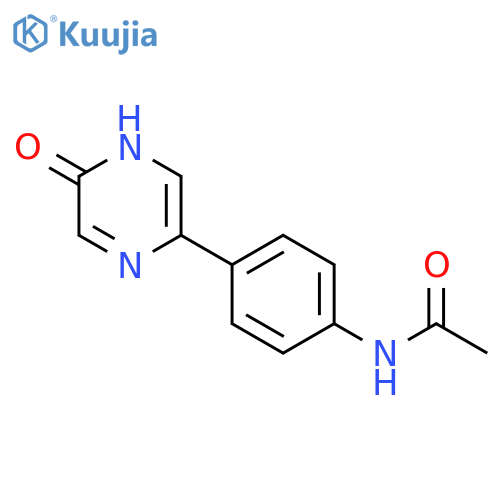 5-(4-acetamidophenyl)pyrazin-2(1H)-one structure