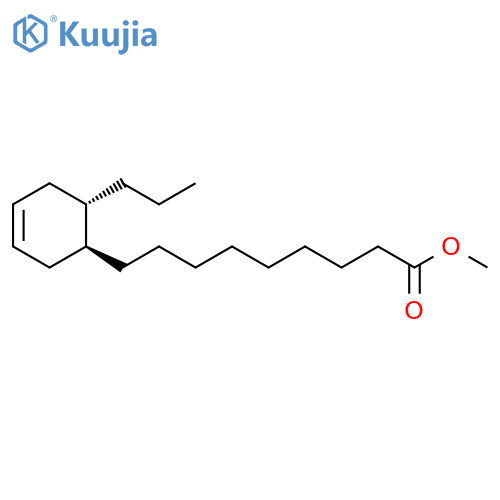 3-Cyclohexene-1-nonanoic acid, 6-propyl-, methyl ester, trans- structure