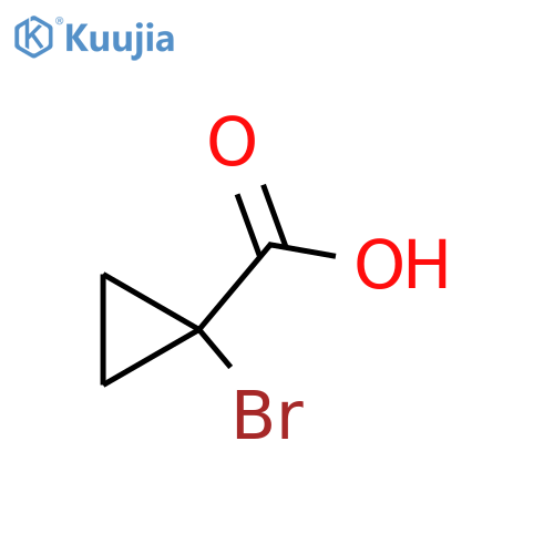 1-Bromocyclopropanecarboxylic acid structure