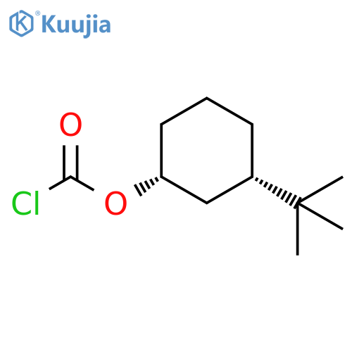 Carbonochloridic acid, 3-(1,1-dimethylethyl)cyclohexyl ester, cis- (9CI) structure