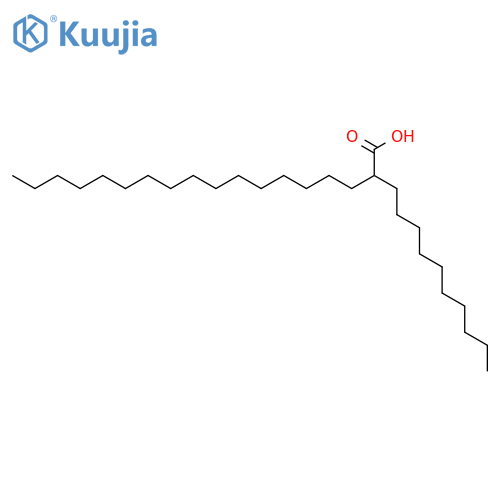 Octadecanoic acid, 2-decyl- structure