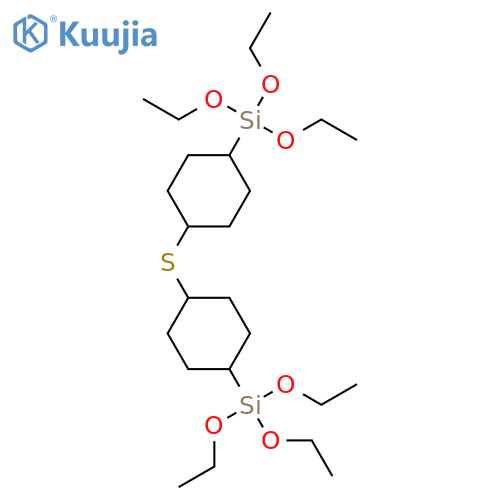 SILANE, (THIODI-4,1-CYCLOHEXANEDIYL)BIS[TRIETHOXY- structure