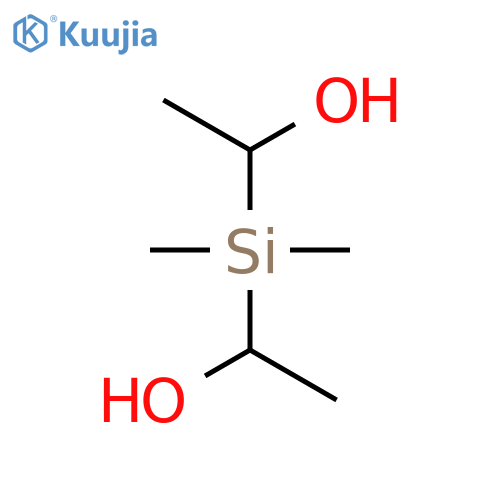 ETHANOL, 1,1'-(DIMETHYLSILYLENE)BIS- structure